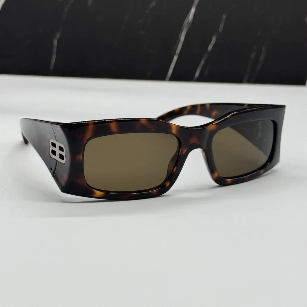 NEW BALENCIAGA SUNGLASSES HAVANA UNISEX EYEWEAR BALENCIAGA BB0291S 003